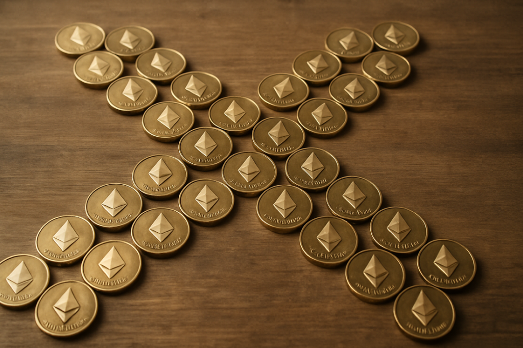 ¡Ethereum dibuja una cruz dorada que podría disparar su precio a la luna!