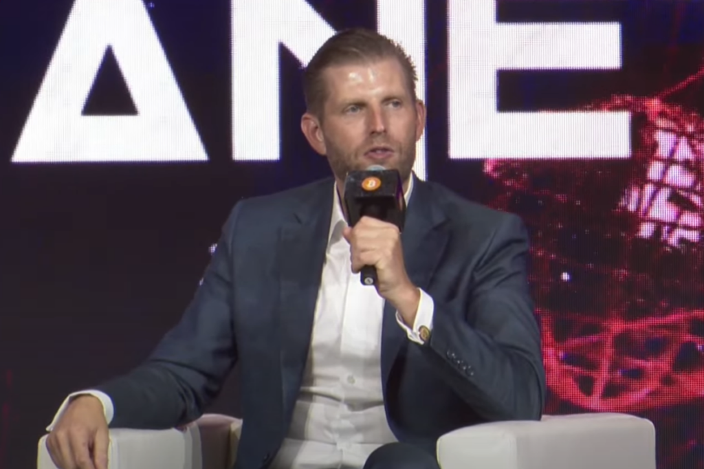 ¡Sorpresa! Eric Trump alaba a China por dominar Bitcoin y dice que EE.UU. y Beijing están ¡caminando juntos hacia el futuro!