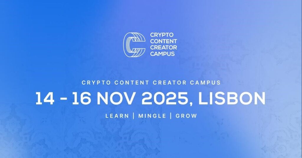 ¡Prepárate Lisboa! Crypto Content Creator Campus aterriza en noviembre de 2025 para revolucionar tu mundo digital