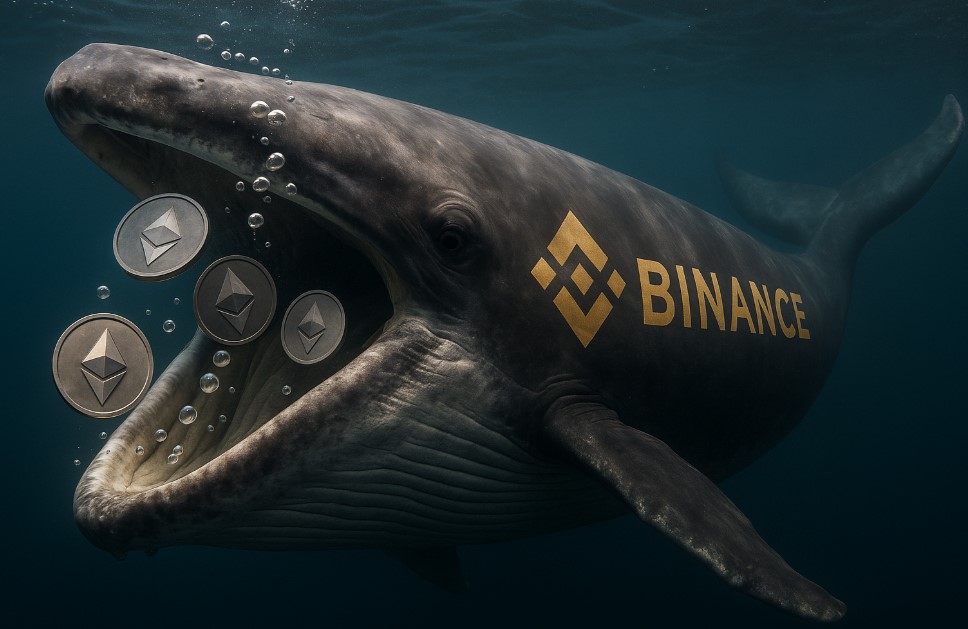 ¡Increíble! Las ballenas de Binance no paran de devorar Ethereum como si no hubiera un mañana