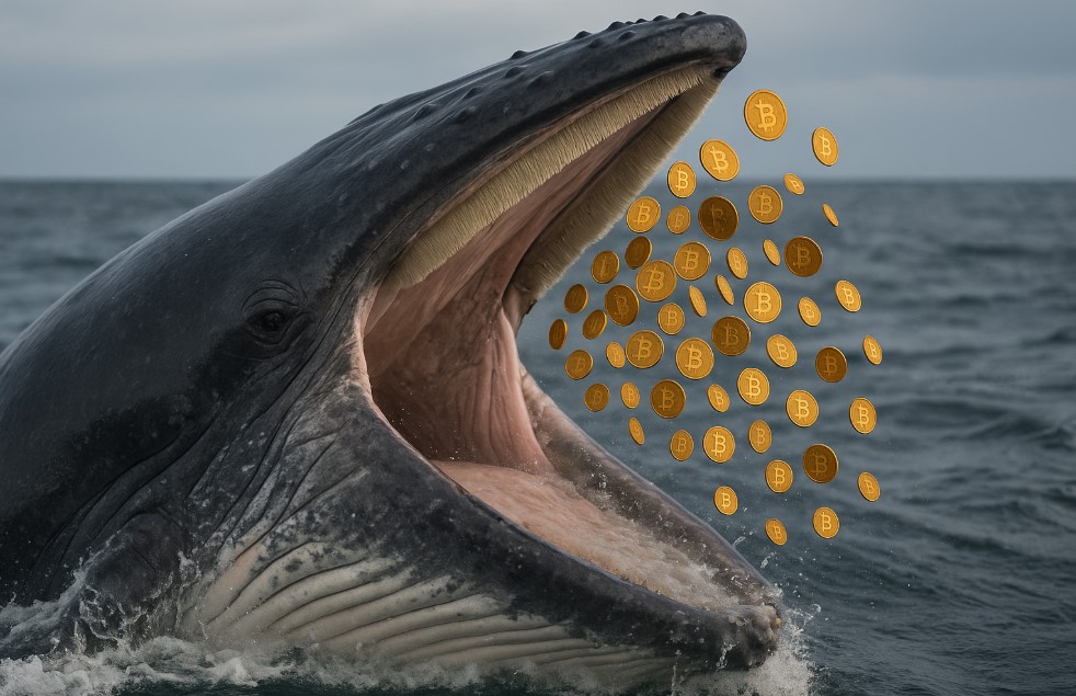 ¡Increíble! Ballenas aprovechan la caída y se llevan 16,000 bitcoins como si nada