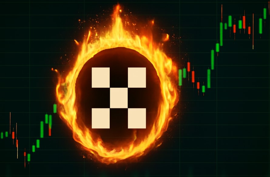 ¡Increíble! Token de OKX explota un 100% tras quemar tokens como loco