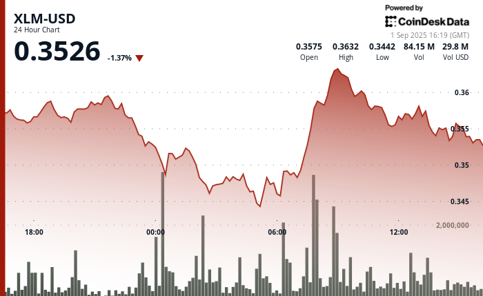 ¡XLM se desploma un 5% en sesión loca pero se recupera como un cohete!