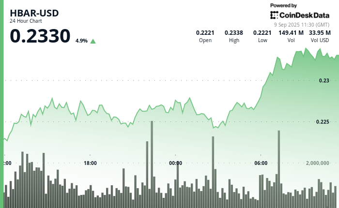 ¡HBAR se dispara un 4.4% y los toros rompen la barrera que nadie esperaba!