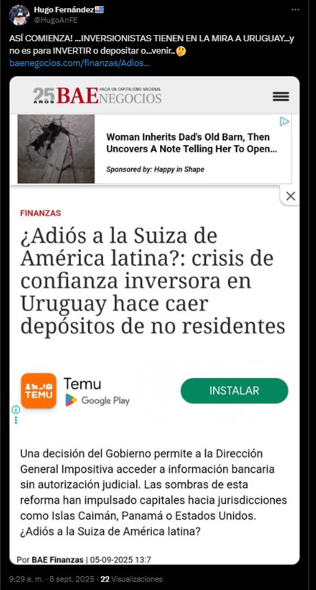¡Uruguay se pone las pilas y quiere meterle impuesto a tus criptomonedas guardadas afuera!