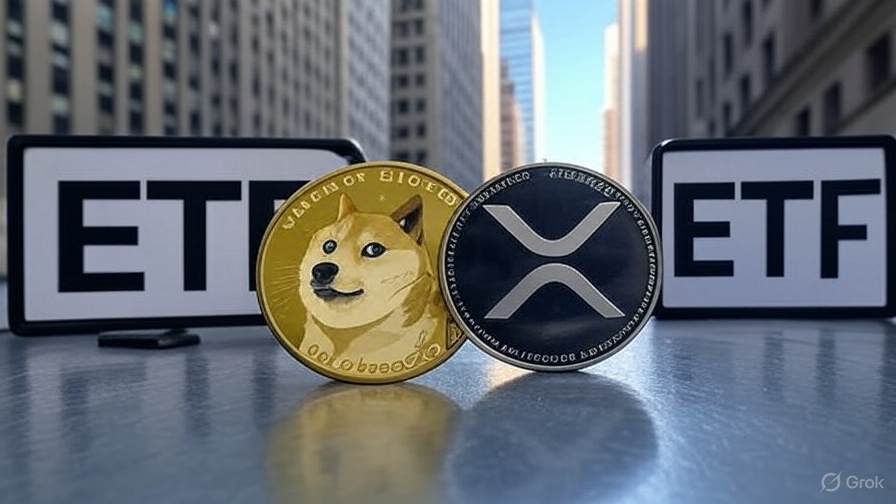 ¡Impacto total! XRP y DOGE irrumpen en la bolsa de Estados Unidos ¡y nadie lo vio venir!