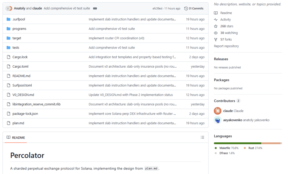 ¡Atención Solana! Llega Percolator, el DEX que viene a darle batalla épica a Hyperliquid