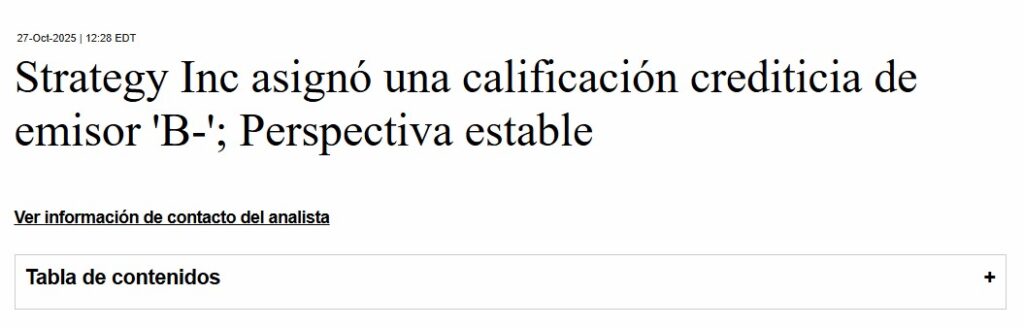 ¡Strategy con calificación B-! ¿Es para celebrar o preocuparse? ¡Descúbrelo aquí!