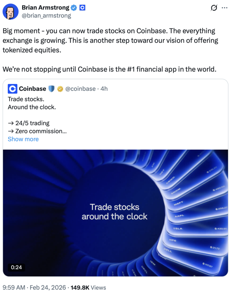 ¡Atención EE. UU.! Coinbase abre el trading de acciones y ETF para todos ¡y esto va a revolucionar el juego!