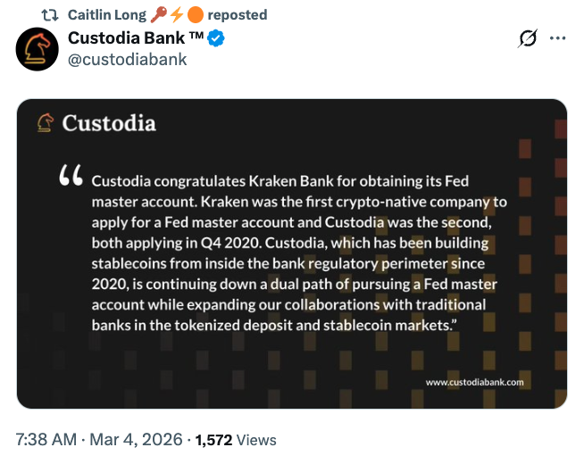 Kraken, Reserva Federal, Bancos, Pagos, Estados Unidos, Exchange de Criptomonedas, Política