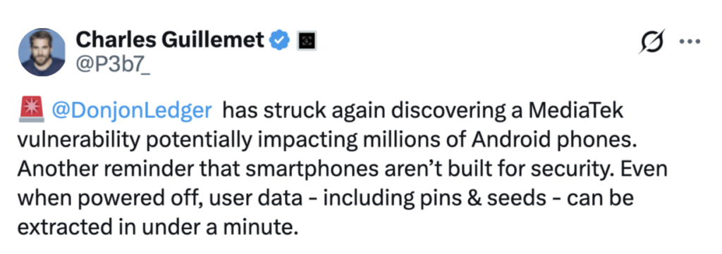 ¡MediaTek arregla el fallo que dejaba las criptosemillas en bandeja para los ladrones!
