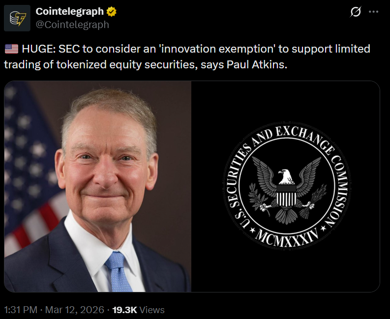 ¡La “Cripto Mom” de la SEC quiere reglas fáciles y desata la batalla por la tokenización!