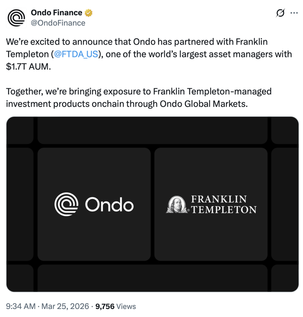 ¡Franklin Templeton y Ondo meten ETFs tokenizados directo a tu billetera cripto y esto va a explotar!