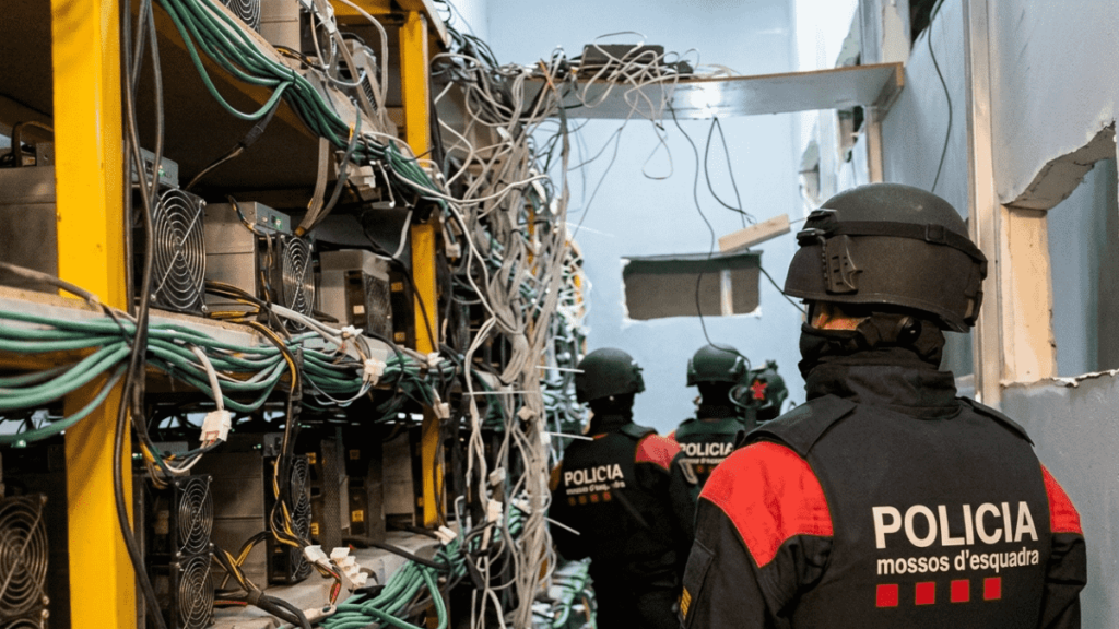 ¡España le mete el pico a la mina! Cierran granja secreta de Bitcoin clandestina