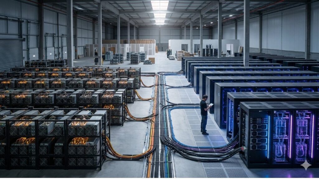 ¡Alerta minera! En 2026 la IA se roba el 70% de las ganancias según CoinShares