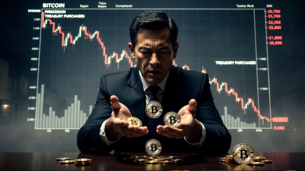 ¡Alerta criptográfica! Las tesorerías abandonan Bitcoin y sus compras caen a mínimos históricos de 2024