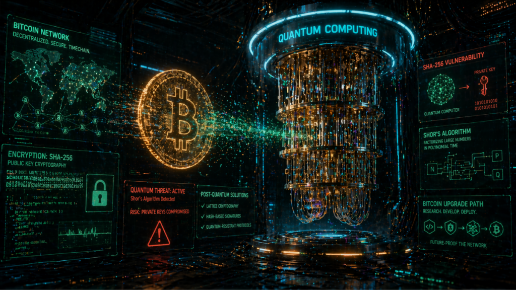 ¡Alerta! Reducen los cúbits cuánticos y Bitcoin podría estar en serios problemas ¿Se viene el caos?