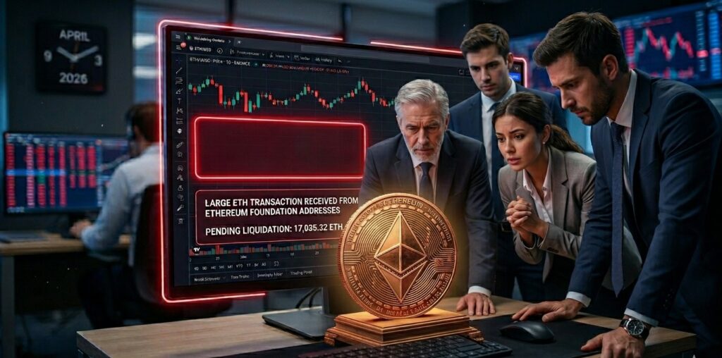 ¡Boom! La Fundación Ethereum se lleva 40 millones de dólares en ETH justo cuando estaba a punto de alcanzar su récord de staking