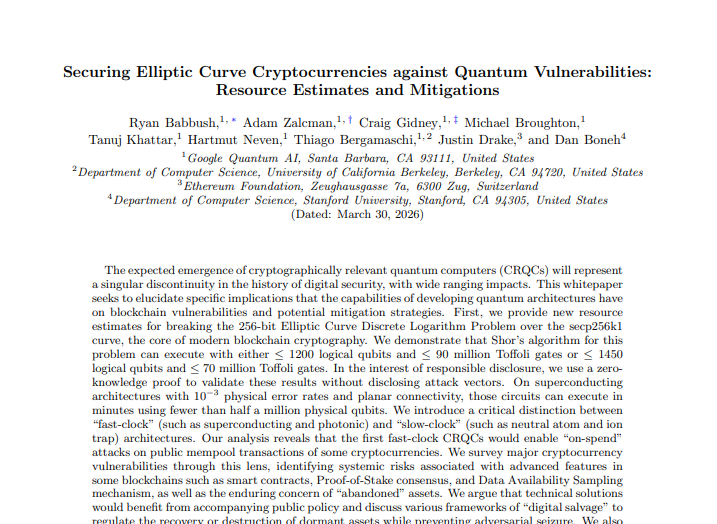 ¡Google lo admite! Ethereum queda en pañales frente a Bitcoin cuando llega la amenaza cuántica