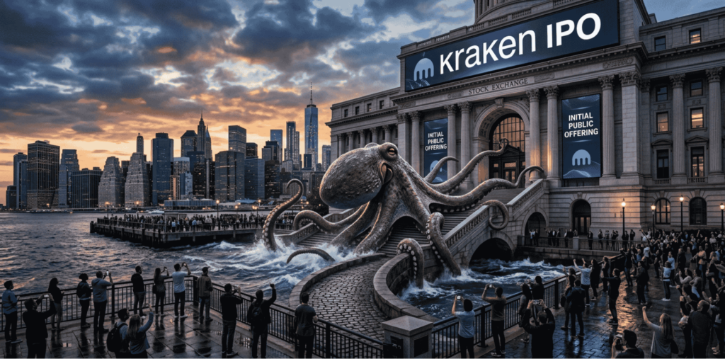 ¡Kraken se prepara para conquistar la bolsa y tú no querrás perderte este lanzamiento épico!