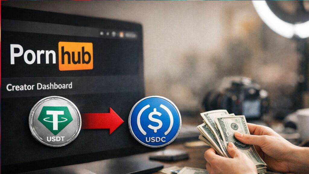 ¡Adiós USDT, hola USDC! La sorpresa que nadie esperaba en los pagos a creadores porno