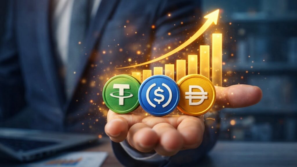¡El dinero se rebela y huye a las stablecoins para ganar sin importar el mercado!