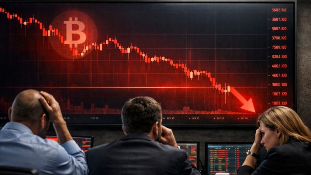 ¡Traders Alcistas en Pánico! Bitcoin Se Desploma Bajo 76,000 USD y Dejan 130 Millones en el Camino