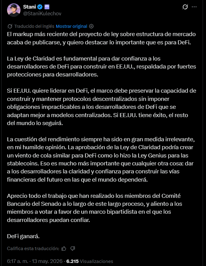 ¡Prepárate! La Ley Clarity amenaza con revolucionar todo el ecosistema DeFi, ¿estás listo para el impacto?