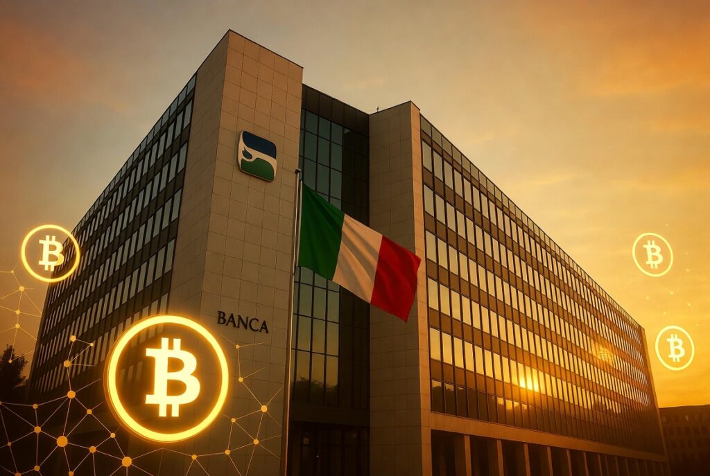¡Italia da el salto cripto con su banco que todo amante de las monedas digitales debe conocer!