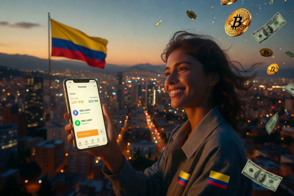 ¡Colombia no puede dejar de babear por las stablecoins y el bitcoin!