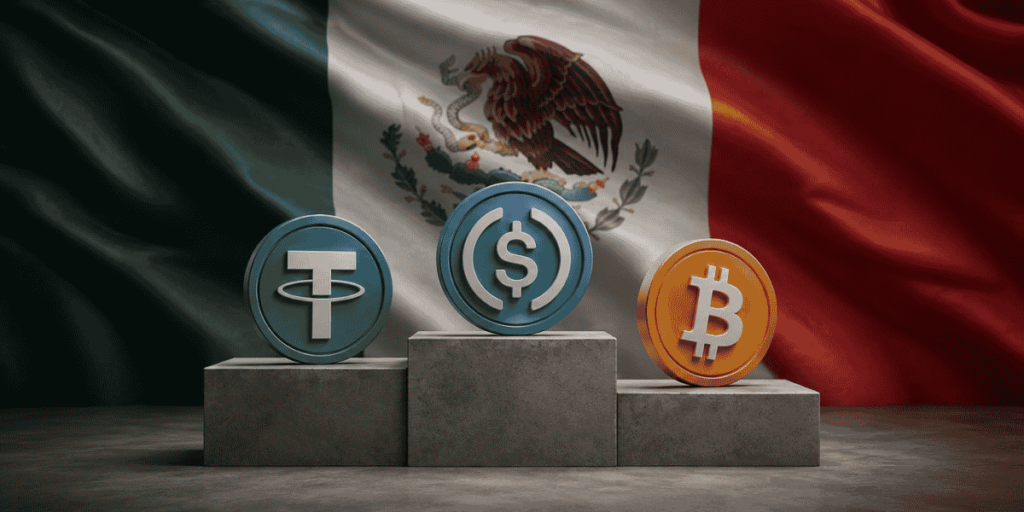 ¡Las stablecoins le roban el show a Bitcoin en México: compras por primera vez al alza!