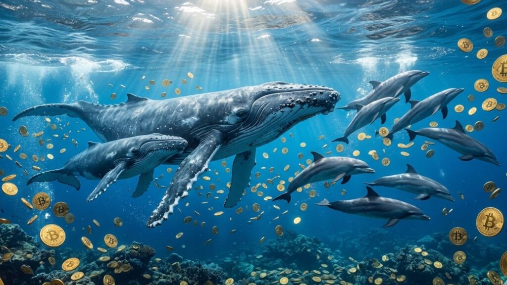 ¡Las ballenas y delfines de Bitcoin están comprando BTC tan lento que parece una tortuga en 2026!