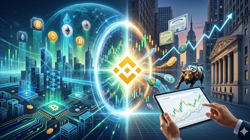 Mientras todos se vuelven digitales, Binance sorprende con acciones reales: ¿qué trama esta vez?