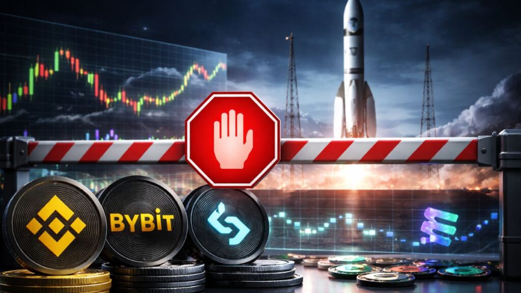 ¡Alerta criptográfica! Binance, Bybit y Bitget paran en seco las acciones tokenizadas de SpaceX en Solana