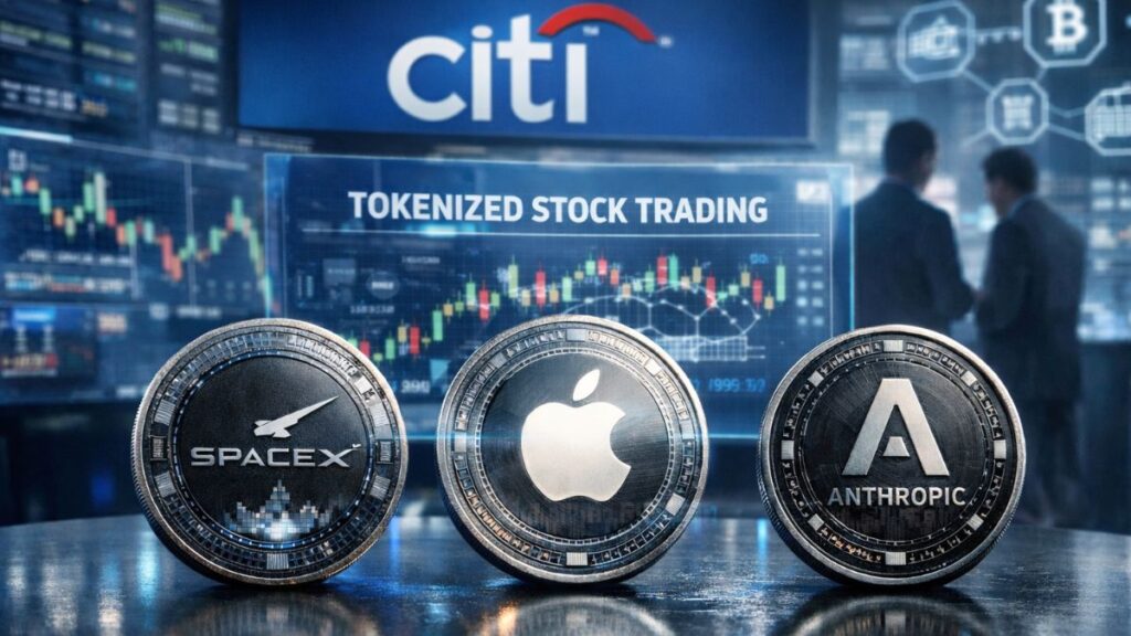 ¡Citigroup revoluciona el juego con su nueva plataforma para comprar y vender acciones tokenizadas!
