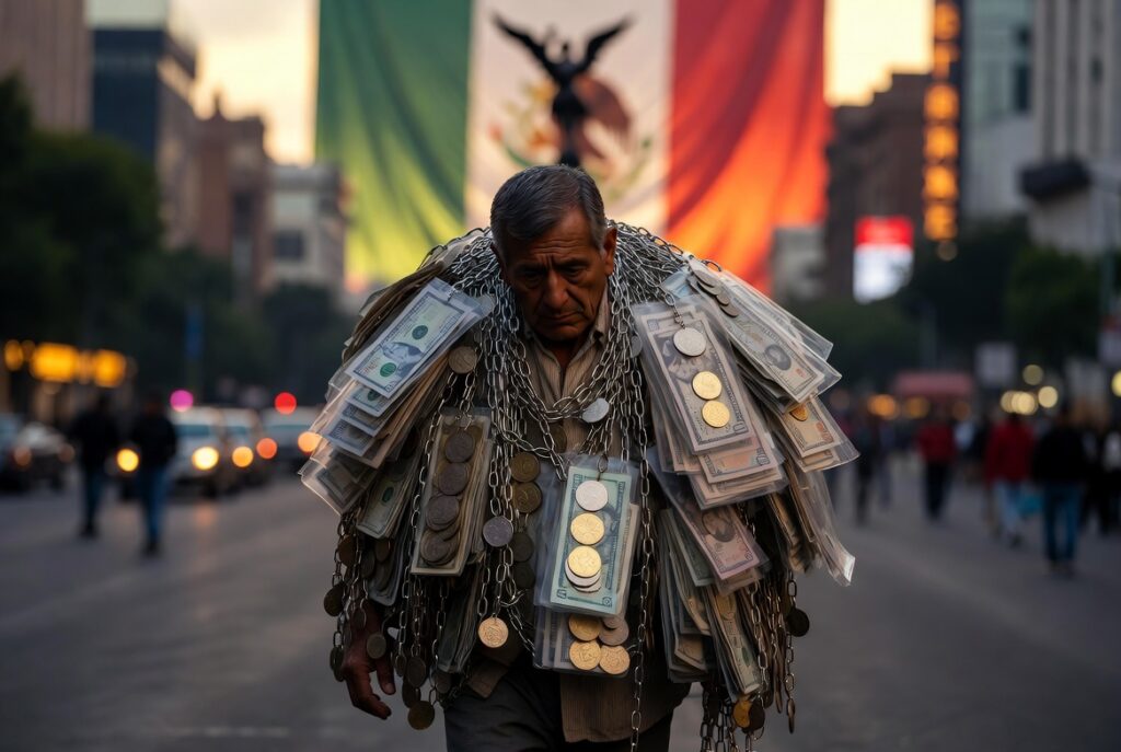¡Increíble pero cierto! Cada mexicano carga sin saber con 8,000 dólares de deuda pública que no pidió