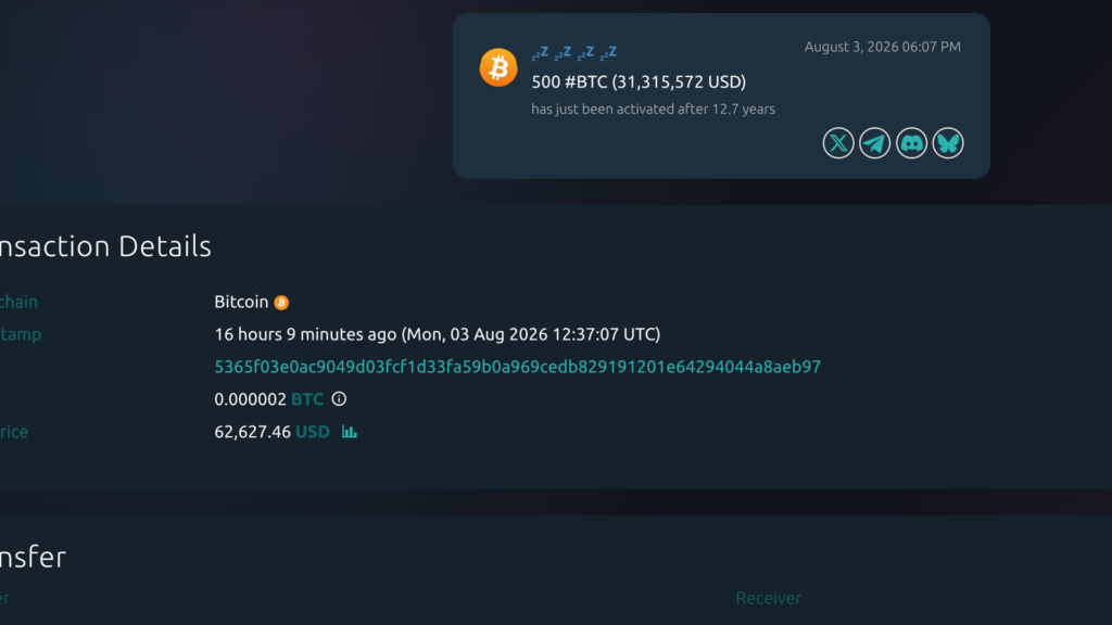 Una billetera Bitcoin dormida desde 2013 se despertó y movió 31 millones ¡y no es la única!